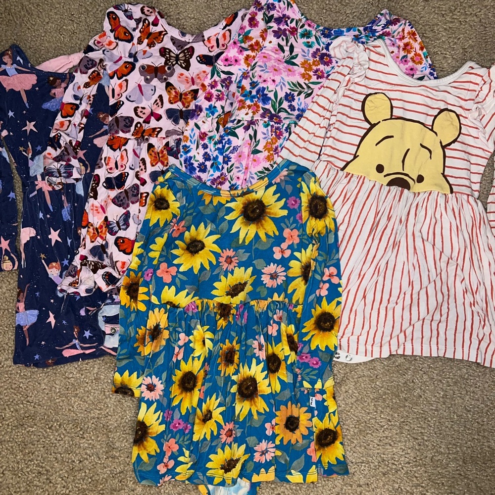 Little Sleepies Kids Dresses - Multicolor Collection
